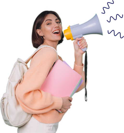 Megaphone Girl